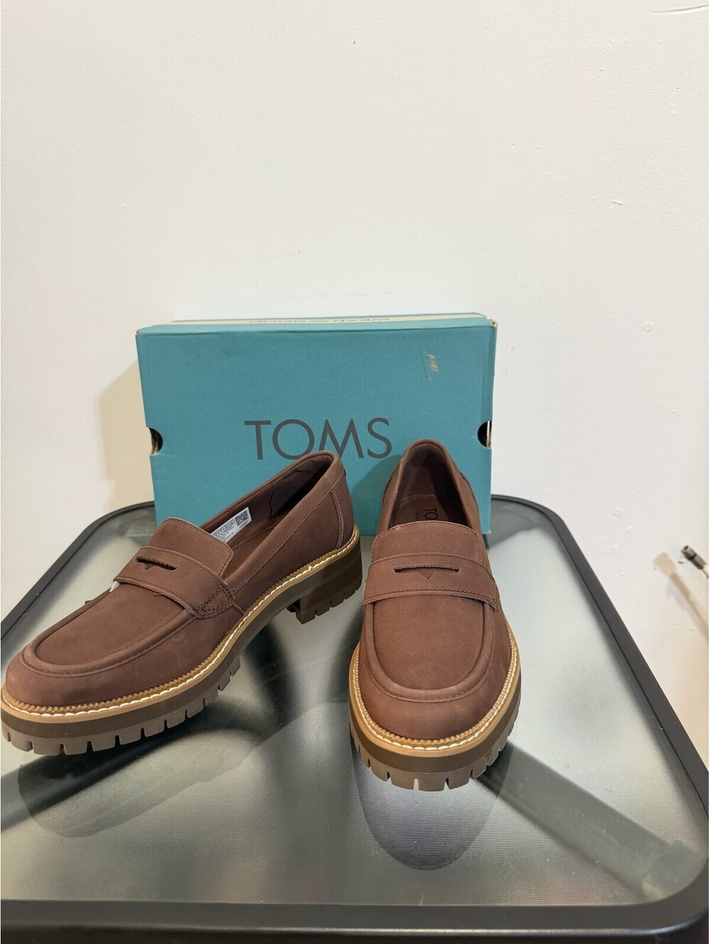 Toms Penny-Style Loafers Brown Size 9